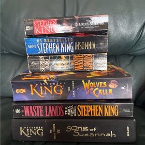 Six Stephen King Book Collection - 6 Books Included!